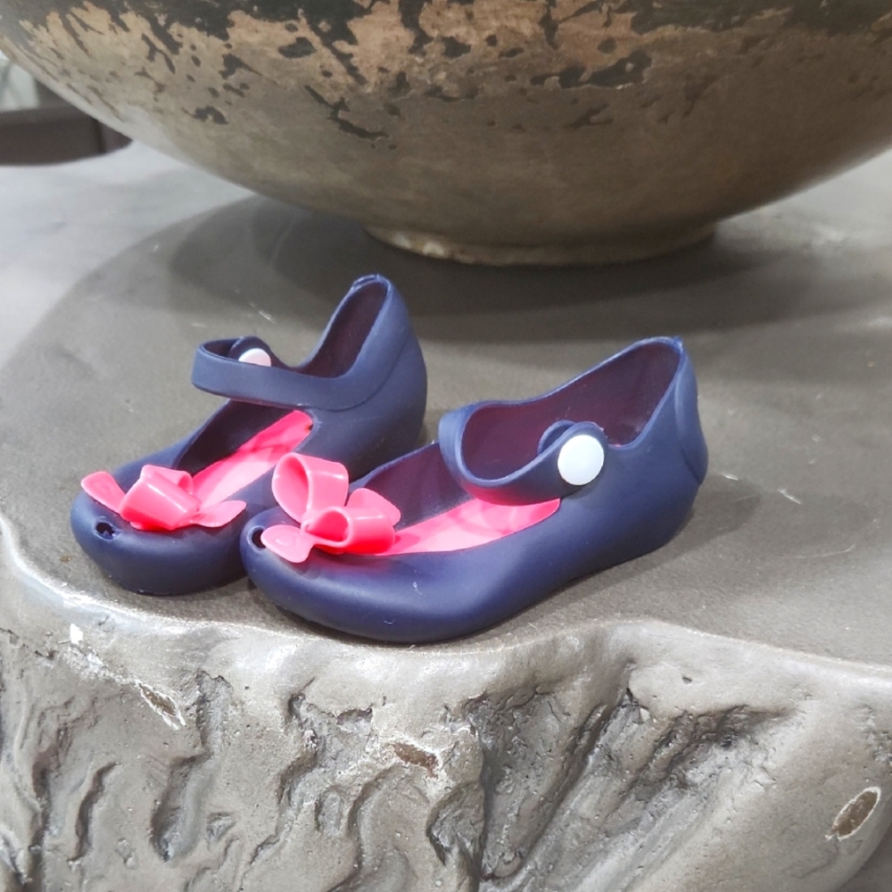 Kids Navy and Pink Shoes